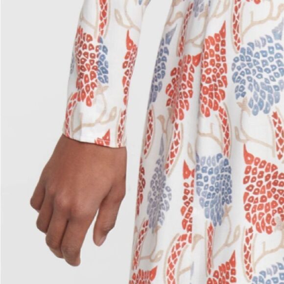 NWT ISABEL MARANT Bagenia Printed Midi Dress Size 40/ US Large - Picture 7 of 16